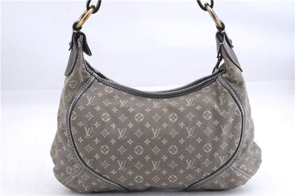 Auth Louis Vuitton Monogram Mini Lin Manon PM Shoulder Bag Gray M95620 LV 1445E