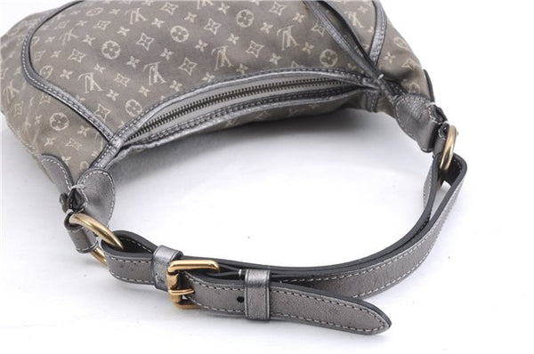 Auth Louis Vuitton Monogram Mini Lin Manon PM Shoulder Bag Gray M95620 LV 1445E