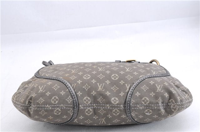 Auth Louis Vuitton Monogram Mini Lin Manon PM Shoulder Bag Gray M95620 LV 1445E