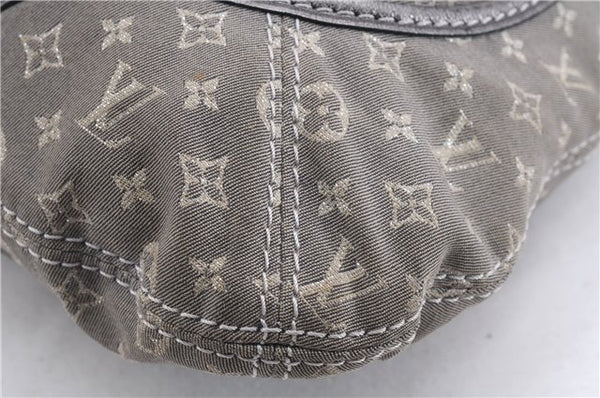 Auth Louis Vuitton Monogram Mini Lin Manon PM Shoulder Bag Gray M95620 LV 1445E