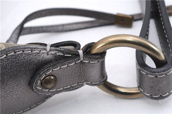 Auth Louis Vuitton Monogram Mini Lin Manon PM Shoulder Bag Gray M95620 LV 1445E