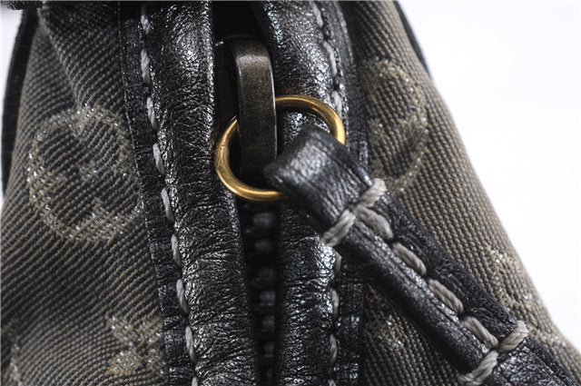 Auth Louis Vuitton Monogram Mini Lin Manon PM Shoulder Bag Gray M95620 LV 1445E