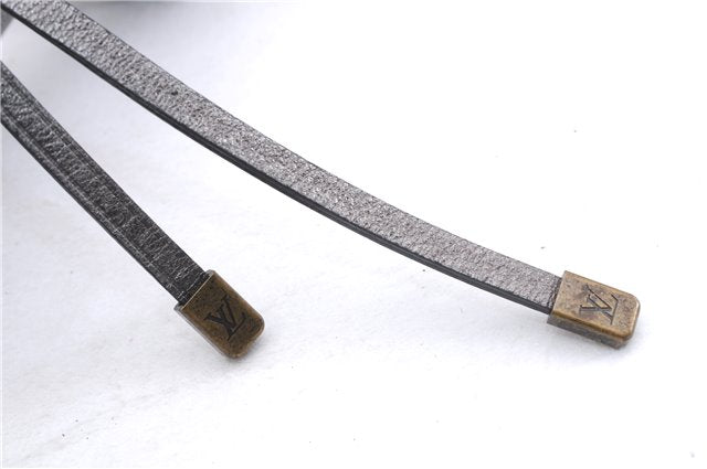 Auth Louis Vuitton Monogram Mini Lin Manon PM Shoulder Bag Gray M95620 LV 1445E