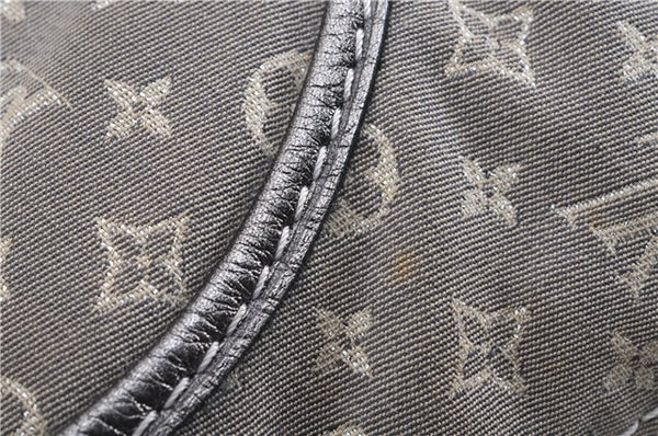 Auth Louis Vuitton Monogram Mini Lin Manon PM Shoulder Bag Gray M95620 LV 1445E