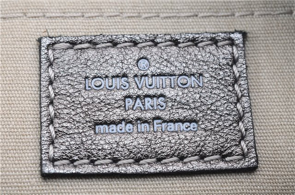 Auth Louis Vuitton Monogram Mini Lin Manon PM Shoulder Bag Gray M95620 LV 1445E