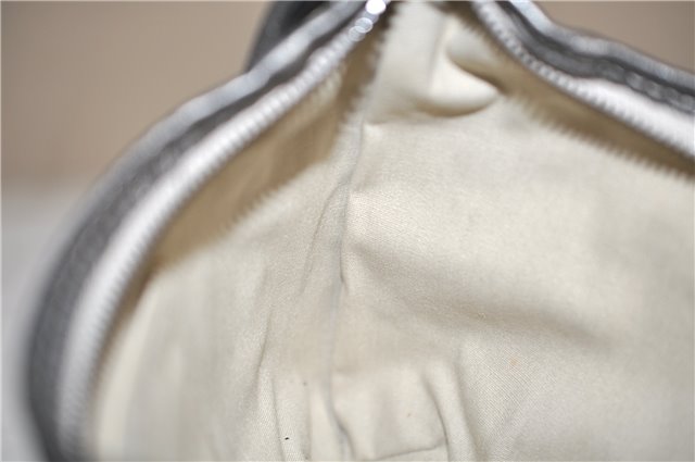 Auth Louis Vuitton Monogram Mini Lin Manon PM Shoulder Bag Gray M95620 LV 1445E