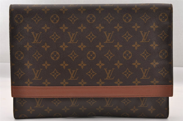 Authentic Louis Vuitton Monogram Porte Envelope Documents Case M51801 LV 1445I