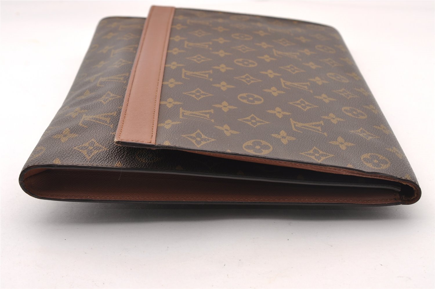Authentic Louis Vuitton Monogram Porte Envelope Documents Case M51801 LV 1445I