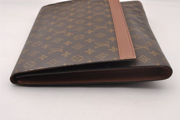 Authentic Louis Vuitton Monogram Porte Envelope Documents Case M51801 LV 1445I