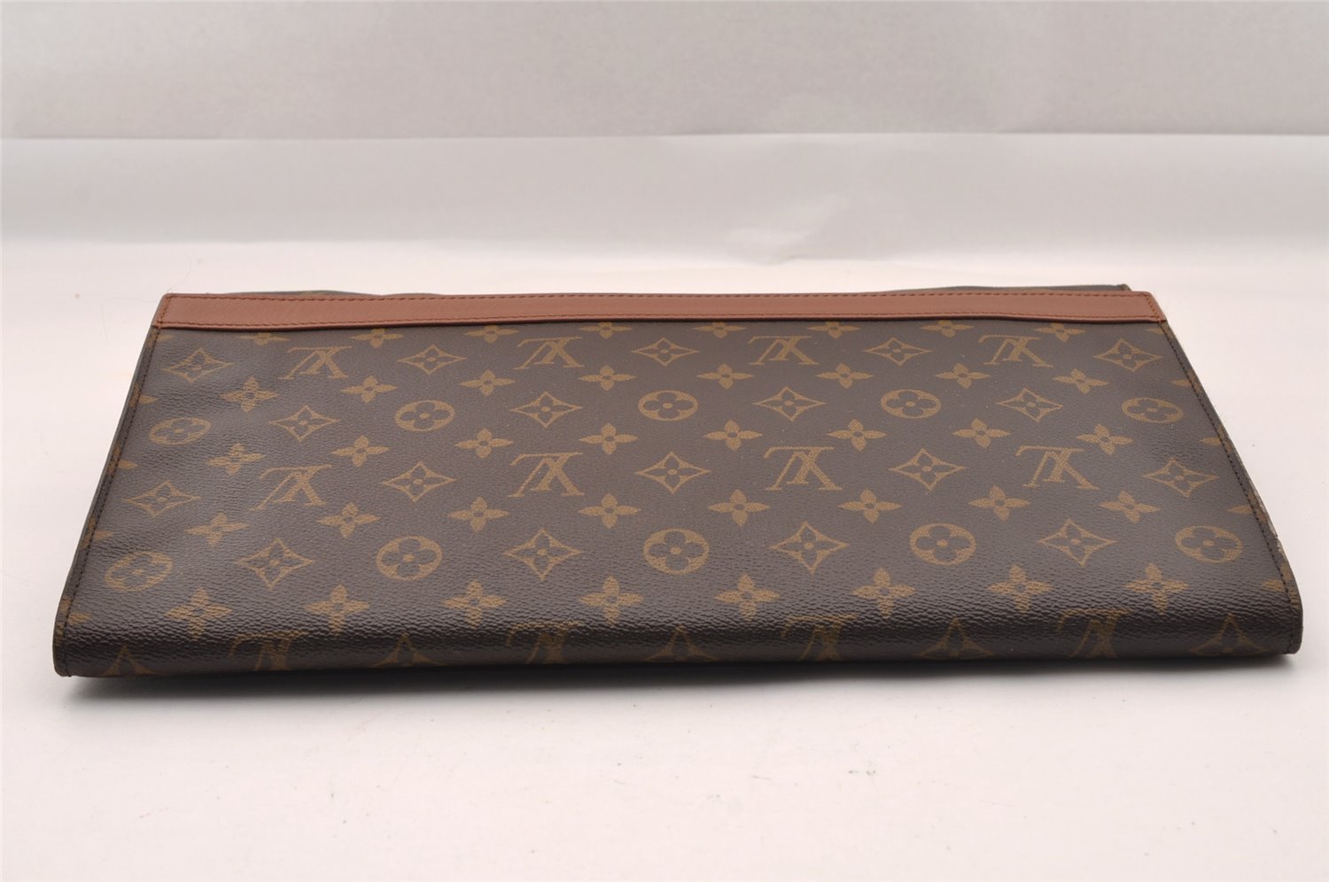 Authentic Louis Vuitton Monogram Porte Envelope Documents Case M51801 LV 1445I