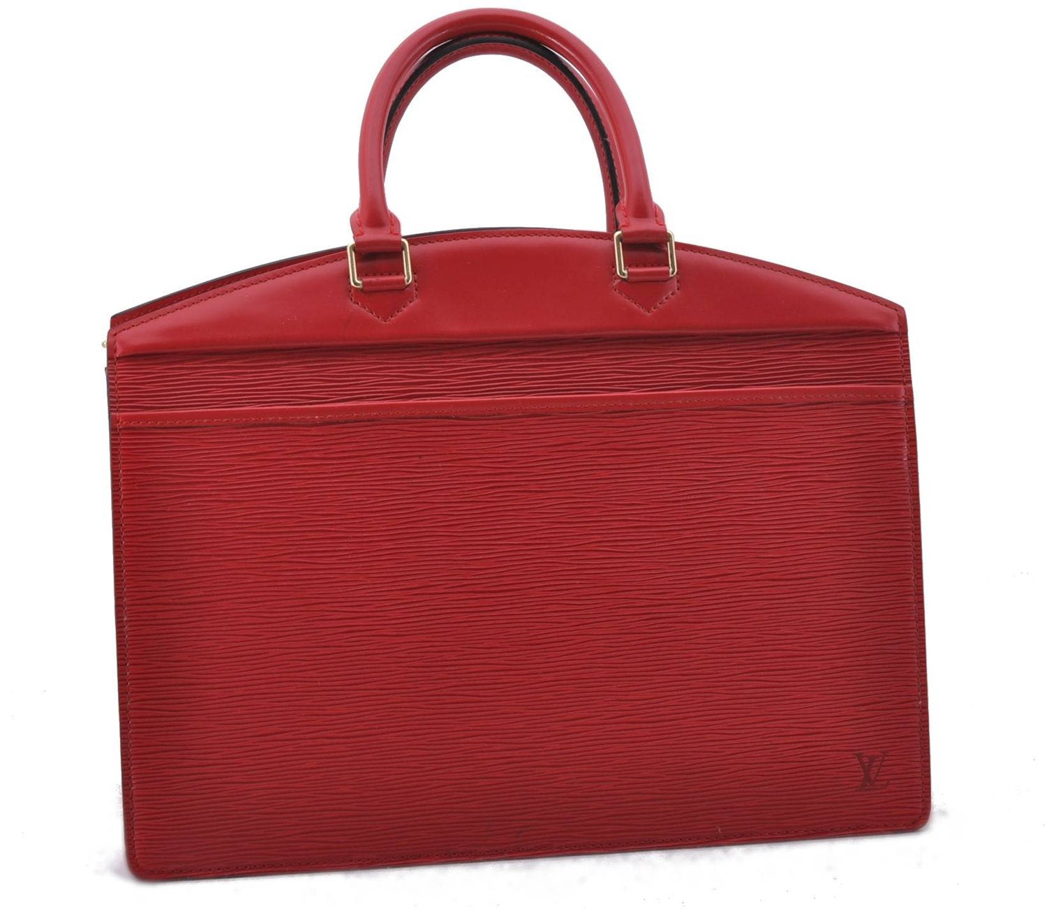 Authentic Louis Vuitton Epi Riviera Hand Bag Red M48187 LV 1446D