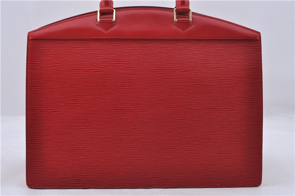 Authentic Louis Vuitton Epi Riviera Hand Bag Red M48187 LV 1446D