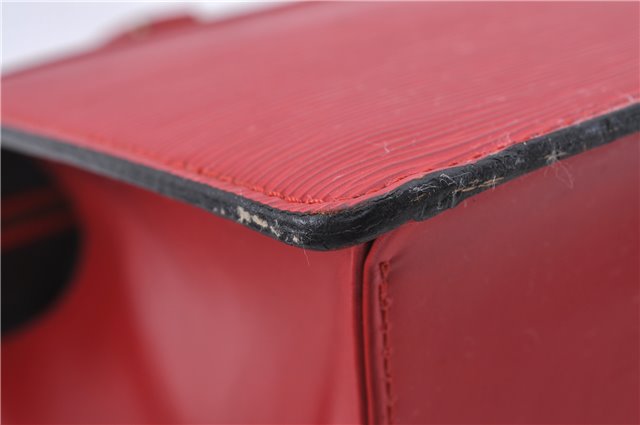 Authentic Louis Vuitton Epi Riviera Hand Bag Red M48187 LV 1446D
