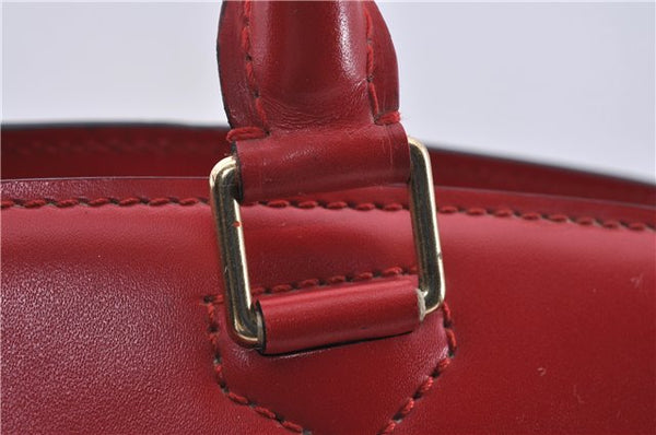 Authentic Louis Vuitton Epi Riviera Hand Bag Red M48187 LV 1446D