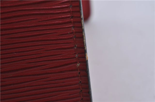 Authentic Louis Vuitton Epi Riviera Hand Bag Red M48187 LV 1446D