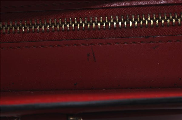 Authentic Louis Vuitton Epi Riviera Hand Bag Red M48187 LV 1446D