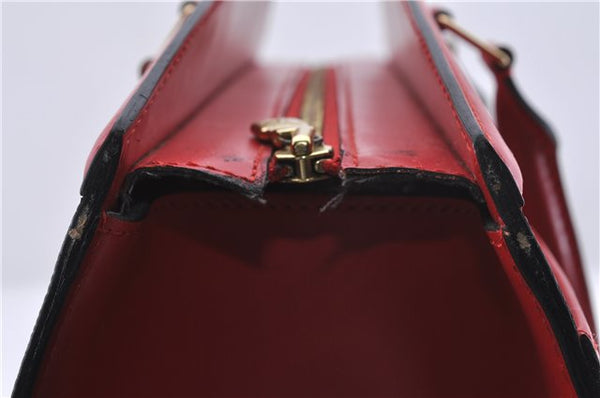 Authentic Louis Vuitton Epi Riviera Hand Bag Red M48187 LV 1446D