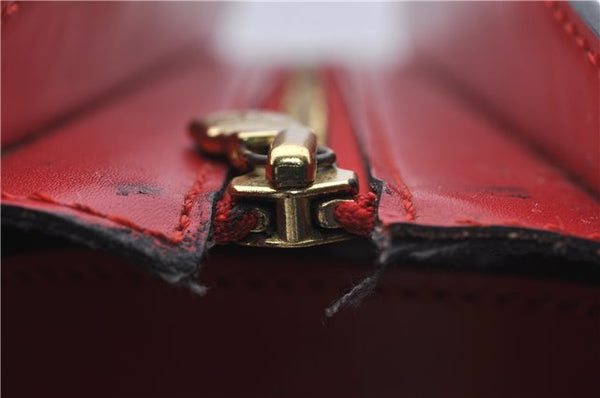 Authentic Louis Vuitton Epi Riviera Hand Bag Red M48187 LV 1446D