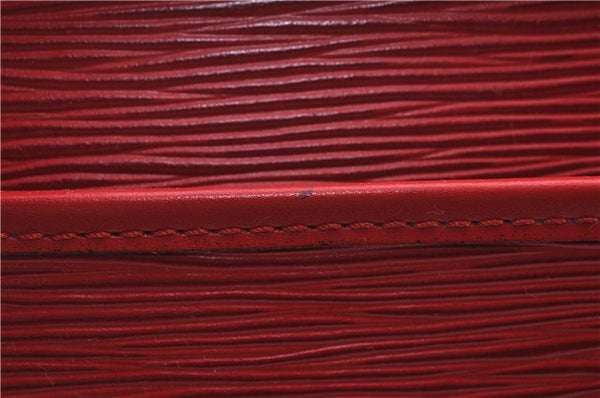 Authentic Louis Vuitton Epi Riviera Hand Bag Red M48187 LV 1446D