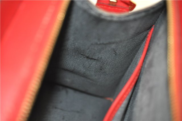 Authentic Louis Vuitton Epi Riviera Hand Bag Red M48187 LV 1446D
