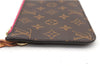 Authentic Louis Vuitton Monogram Neverfull Pouch Purse Clutch Bag Pink LV 1446F
