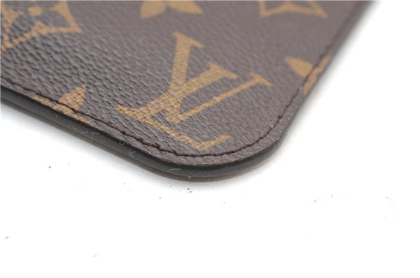 Authentic Louis Vuitton Monogram Neverfull Pouch Purse Clutch Bag Pink LV 1446F