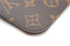 Authentic Louis Vuitton Monogram Neverfull Pouch Purse Clutch Bag Pink LV 1446F
