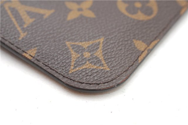Authentic Louis Vuitton Monogram Neverfull Pouch Purse Clutch Bag Pink LV 1446F