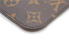 Authentic Louis Vuitton Monogram Neverfull Pouch Purse Clutch Bag Pink LV 1446F