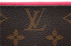Authentic Louis Vuitton Monogram Neverfull Pouch Purse Clutch Bag Pink LV 1446F
