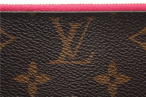 Authentic Louis Vuitton Monogram Neverfull Pouch Purse Clutch Bag Pink LV 1446F