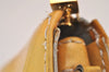 Authentic Louis Vuitton Vernis Lexington Hand Bag Pouch Yellow M91056 LV 1446I