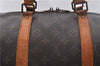 Auth Louis Vuitton Monogram Keepall Bandouliere 55 Boston Bag M41414 LV 1447D