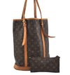 Authentic Louis Vuitton Monogram Bucket GM Shoulder Tote Bag M42236 LV 1447I