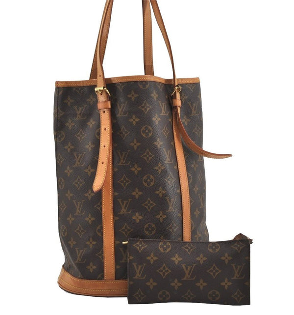 Authentic Louis Vuitton Monogram Bucket GM Shoulder Tote Bag M42236 LV 1447I