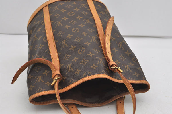 Authentic Louis Vuitton Monogram Bucket GM Shoulder Tote Bag M42236 LV 1447I