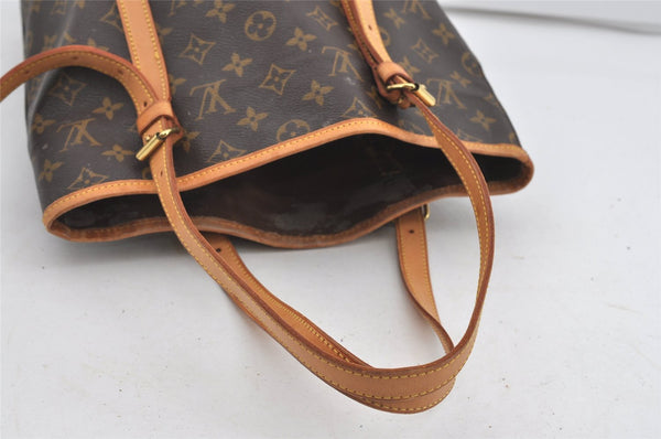Authentic Louis Vuitton Monogram Bucket GM Shoulder Tote Bag M42236 LV 1447I