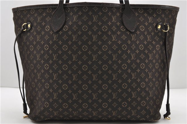 Auth Louis Vuitton Monogram Idylle Neverfull MM Tote Bag Brown M40513 LV 1448D