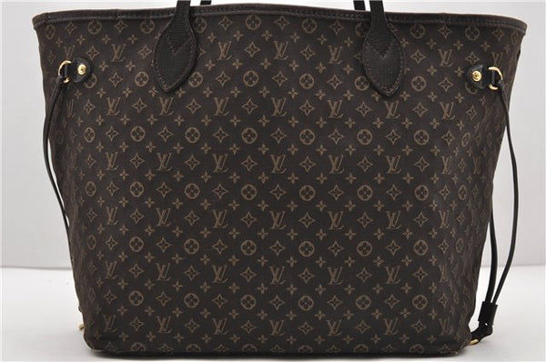 Auth Louis Vuitton Monogram Idylle Neverfull MM Tote Bag Brown M40513 LV 1448D