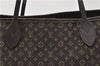 Auth Louis Vuitton Monogram Idylle Neverfull MM Tote Bag Brown M40513 LV 1448D