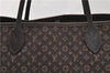 Auth Louis Vuitton Monogram Idylle Neverfull MM Tote Bag Brown M40513 LV 1448D