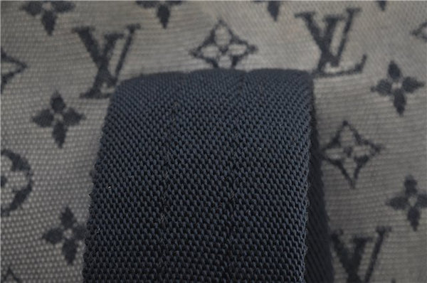 Authentic Louis Vuitton Monogram Mini Josephine GM Hand Bag Blue M92211 LV 1448E