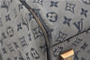 Authentic Louis Vuitton Monogram Mini Josephine GM Hand Bag Blue M92211 LV 1448E
