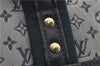 Authentic Louis Vuitton Monogram Mini Josephine GM Hand Bag Blue M92211 LV 1448E