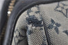 Authentic Louis Vuitton Monogram Mini Josephine GM Hand Bag Blue M92211 LV 1448E