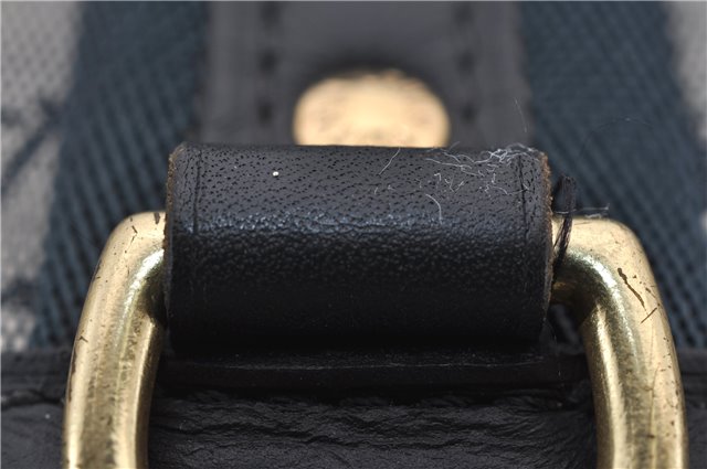 Authentic Louis Vuitton Monogram Mini Josephine GM Hand Bag Blue M92211 LV 1448E