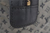 Authentic Louis Vuitton Monogram Mini Josephine GM Hand Bag Blue M92211 LV 1448E