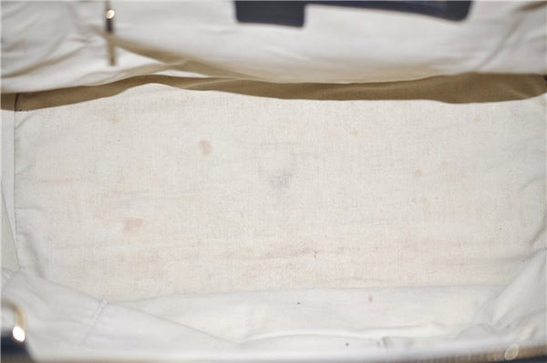 Authentic Louis Vuitton Monogram Mini Josephine GM Hand Bag Blue M92211 LV 1448E