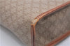 Authentic CELINE Macadam Blason Pattern Clutch Hand Bag PVC Leather Beige 1448G