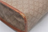 Authentic CELINE Macadam Blason Pattern Clutch Hand Bag PVC Leather Beige 1448G